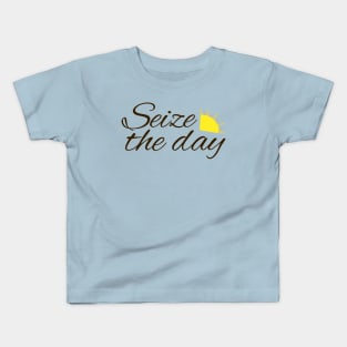 Seize the day newsies Broadway musical quote Kids T-Shirt